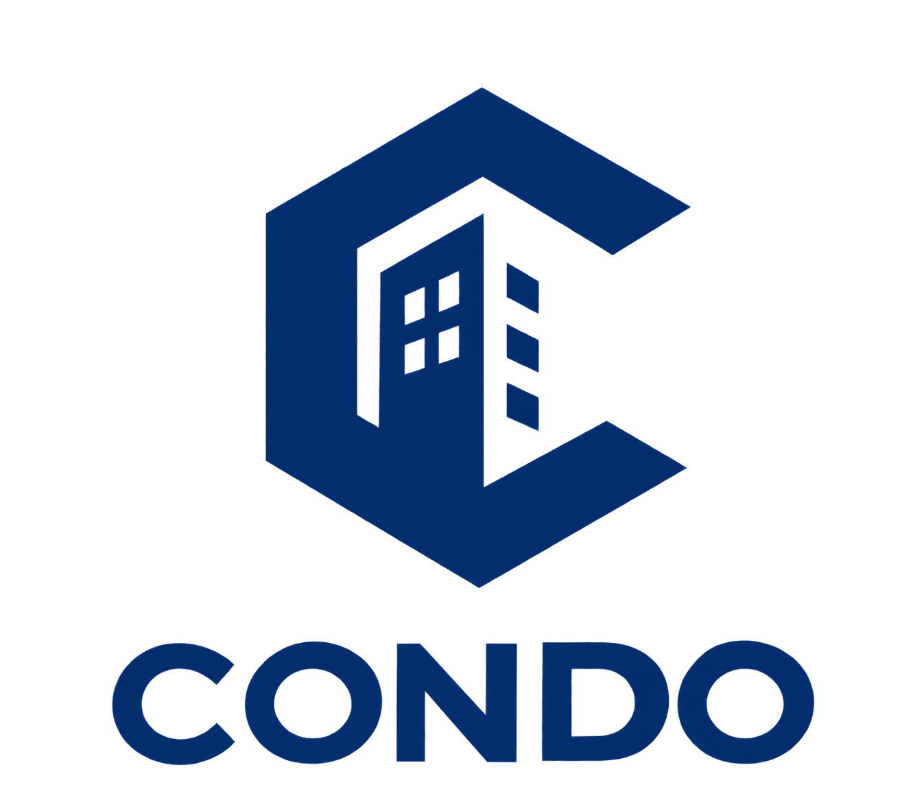 Logo de Condo: un edificio dentro de la letra C